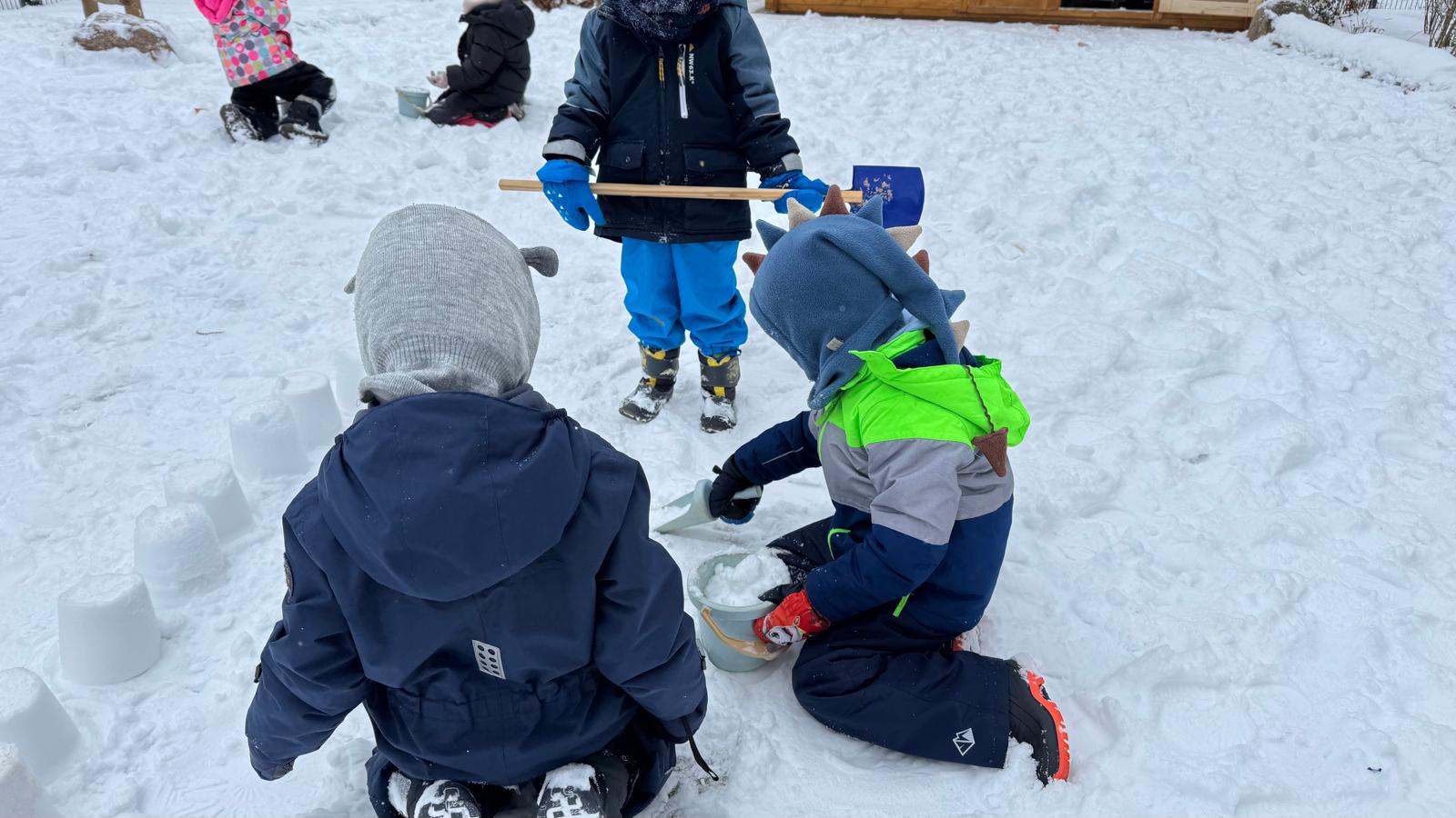Schneespaß in der Tischlerzeile